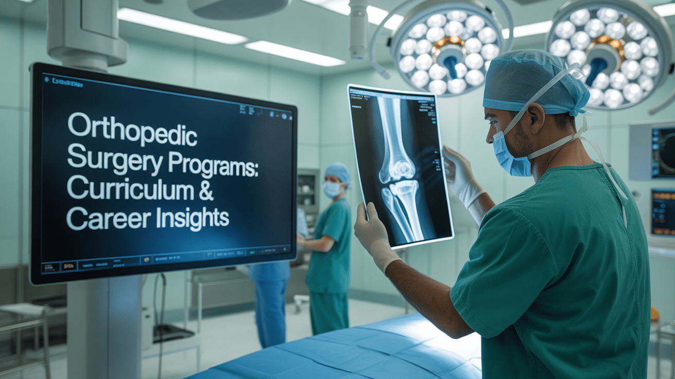 Orthopedic Surgery Programs: Curriculum & Career Insights