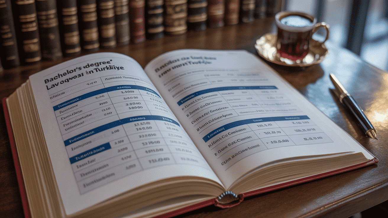 Cost Breakdown for a Bachelor’s Degree in Law in Turkiye