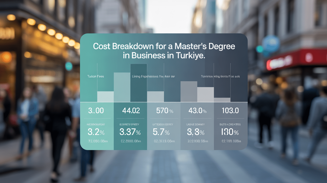 Cost Breakdown for a Master’s Degree in Business in Turkiye