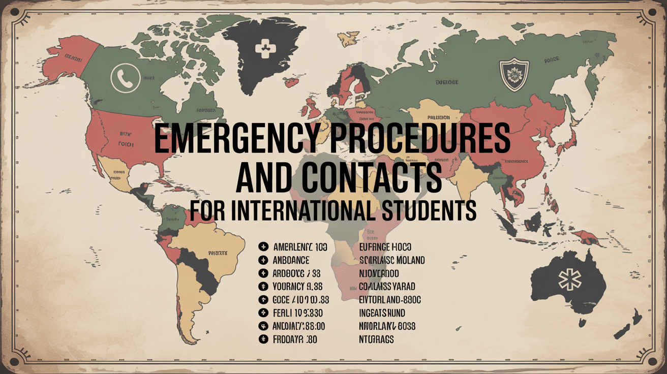 Emergency Procedures and Contacts for International Students