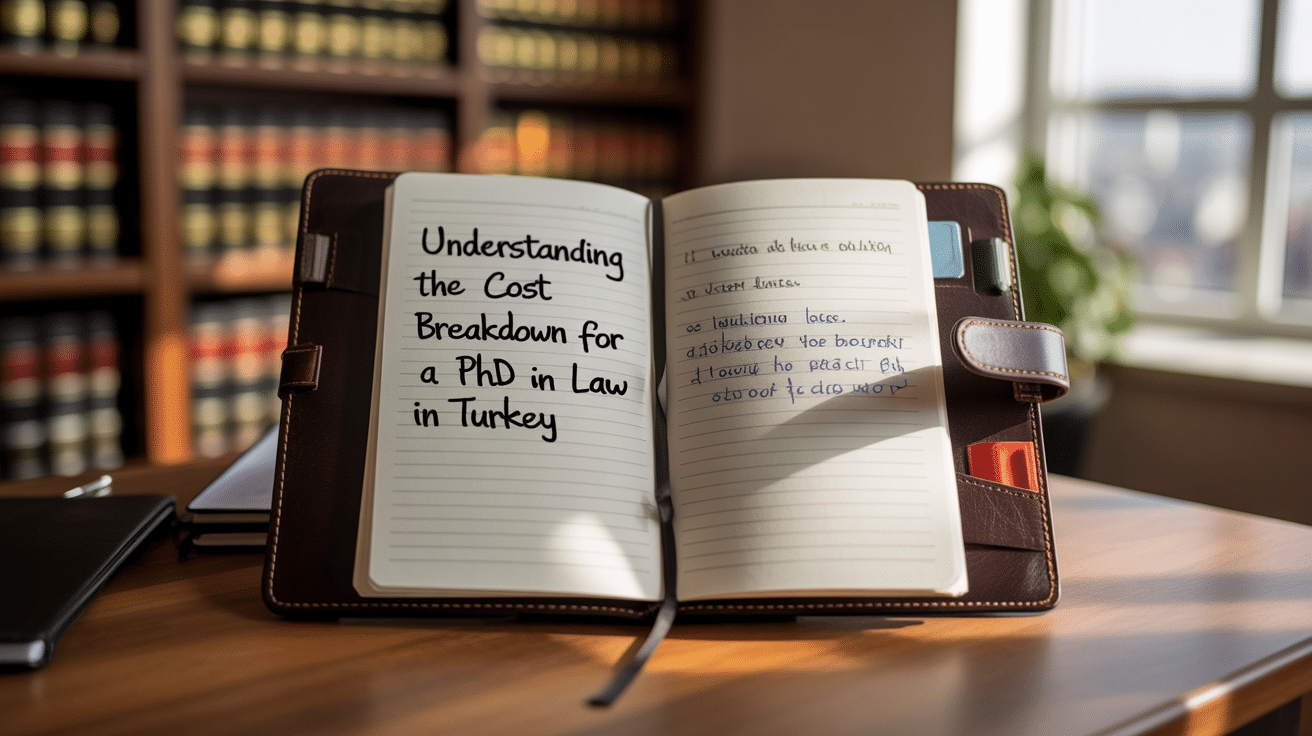 Understanding the Cost Breakdown for a PhD in Law in Turkey