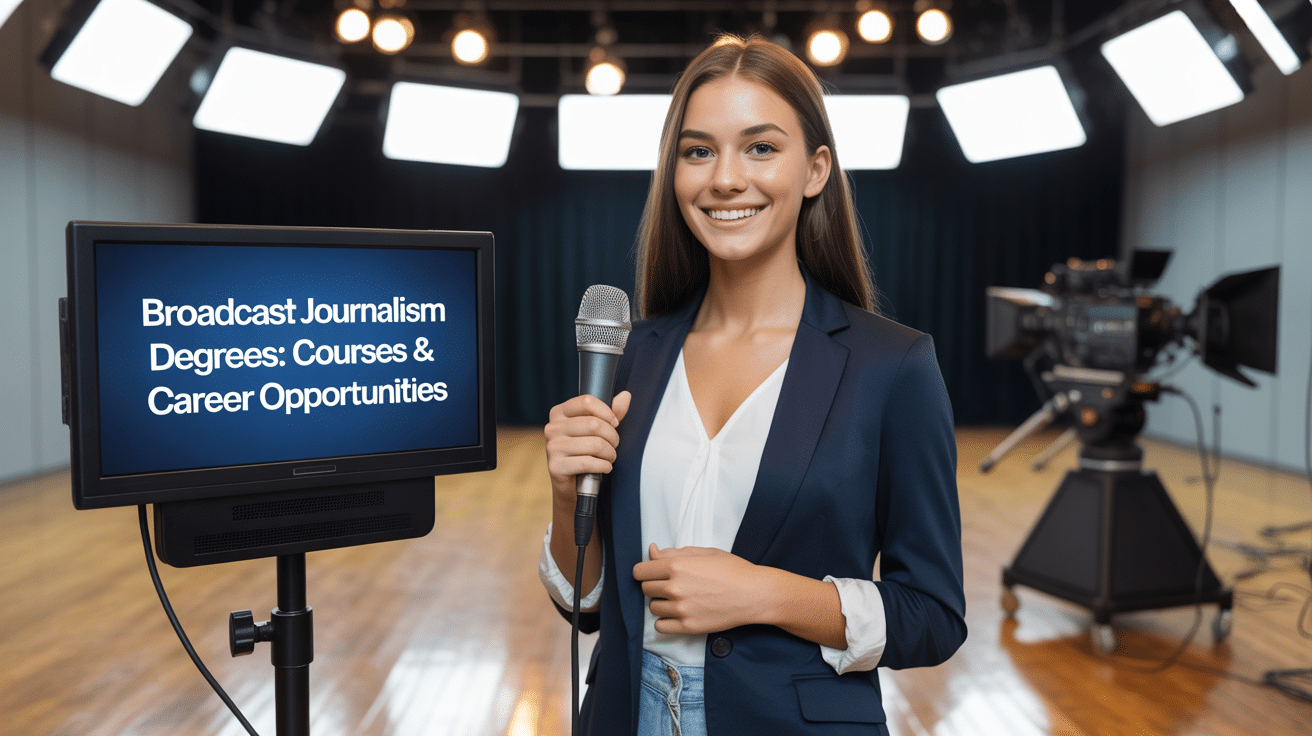 Broadcast Journalism Degrees: Courses & Career Opportunities