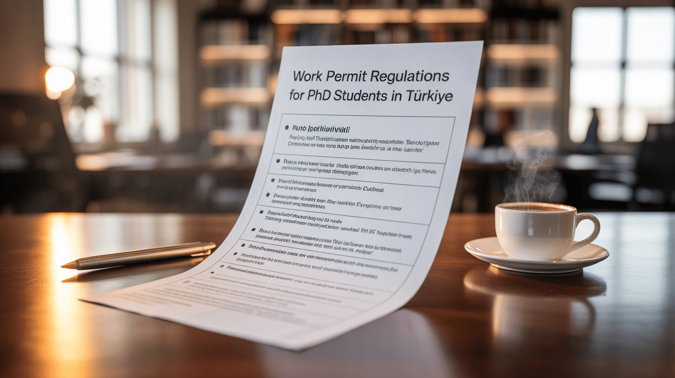 Work Permit Regulations for PhD Students in Türkiye