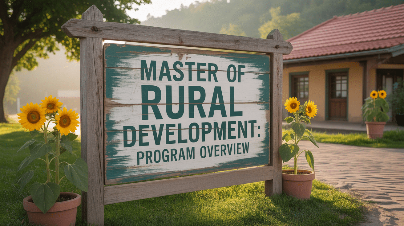 Master of Rural Development: Program Overview