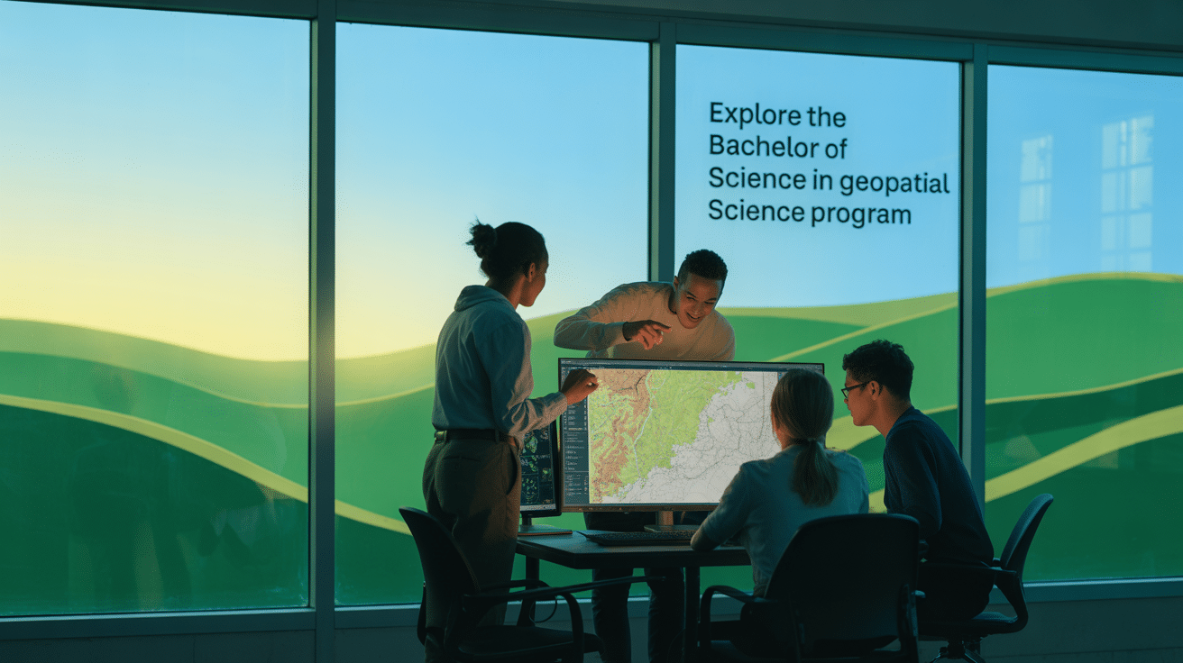 Explore the Bachelor of Science in Geospatial Science Program