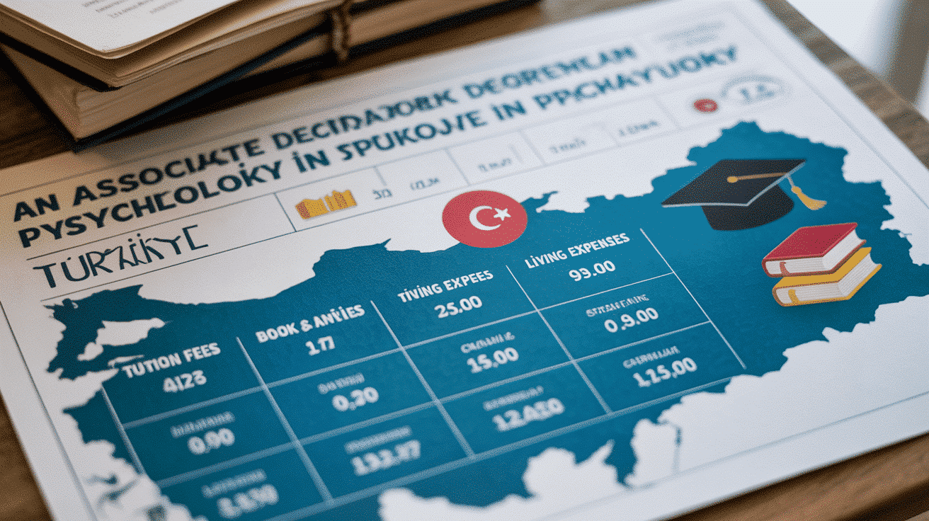 Cost Breakdown for an Associate Degree in Psychology in Turkiye