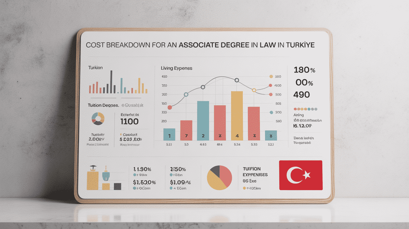 Cost Breakdown for an Associate Degree in Law in Turkiye