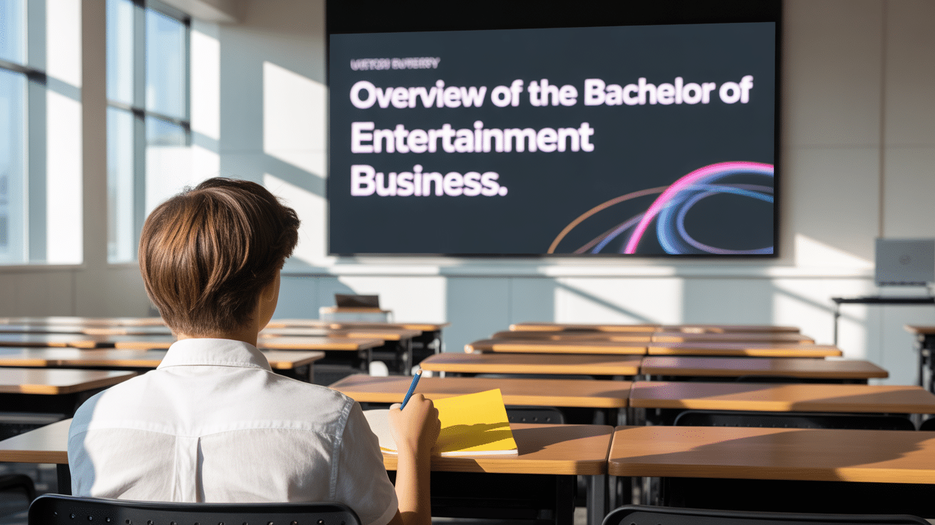 Overview of the Bachelor of Entertainment Business