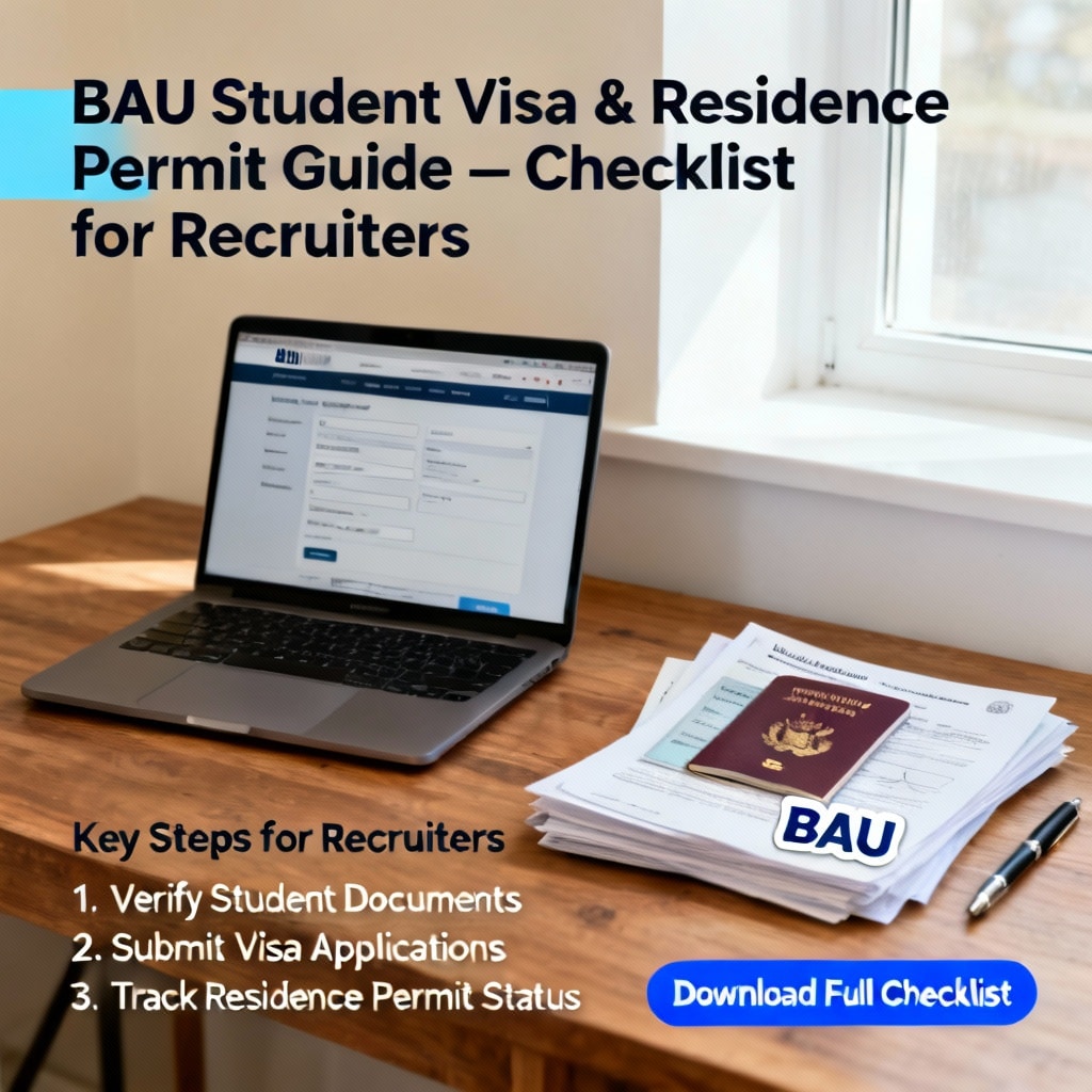 BAU Student Visa & Residence Permit Guide — Checklist for Recruiters