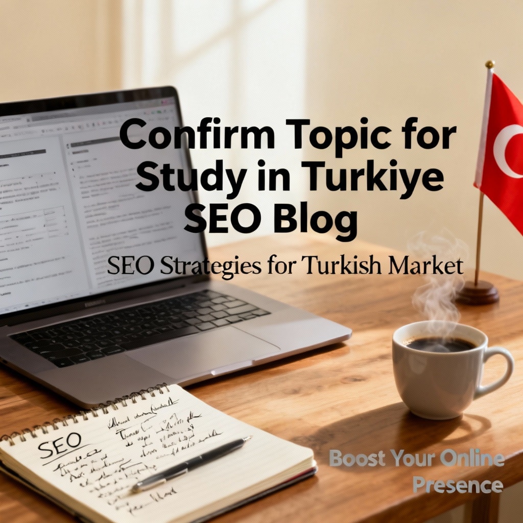 Confirm Topic for Study in Turkiye SEO Blog