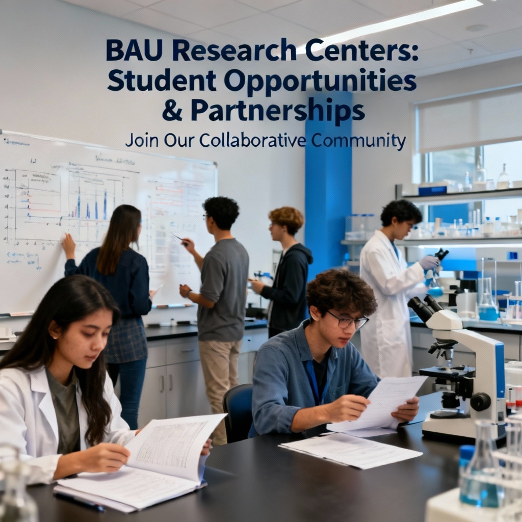 BAU Research Centers: Student Opportunities & Partnerships