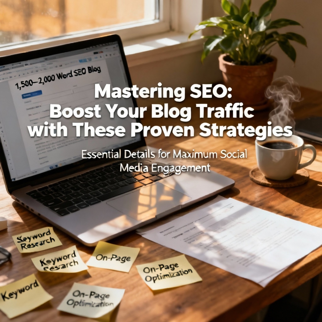 Confirm Topic & Details for 1,500–2,000 Word SEO Blog