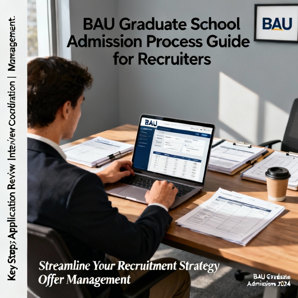 BAU Graduate School Admission Process: Guide for Recruiters