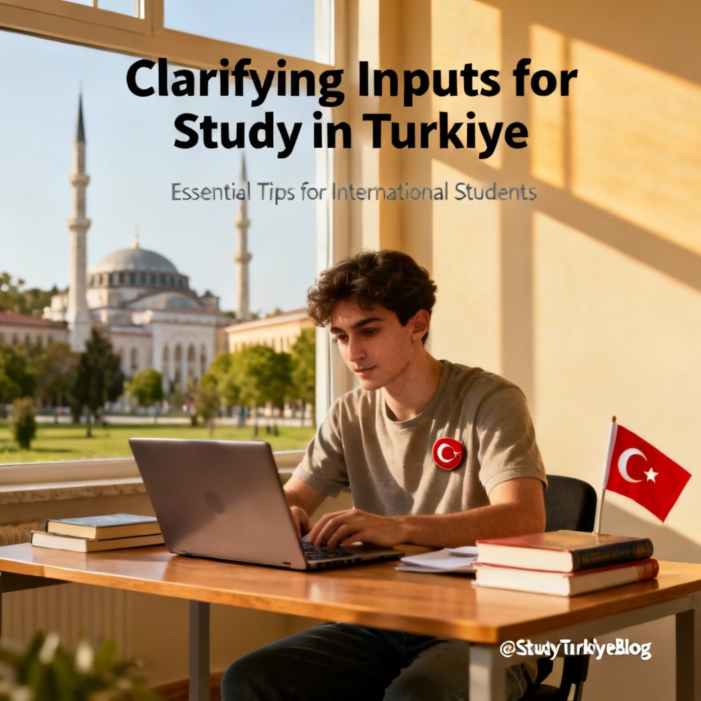 Clarifying Inputs for Study in Turkiye Blog Draft