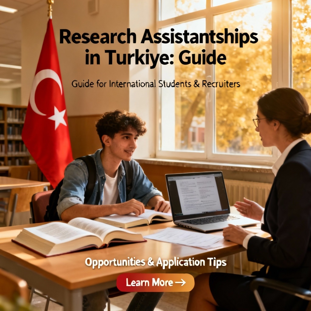 Research Assistantships in Turkiye: Guide for International Students & Recruiters