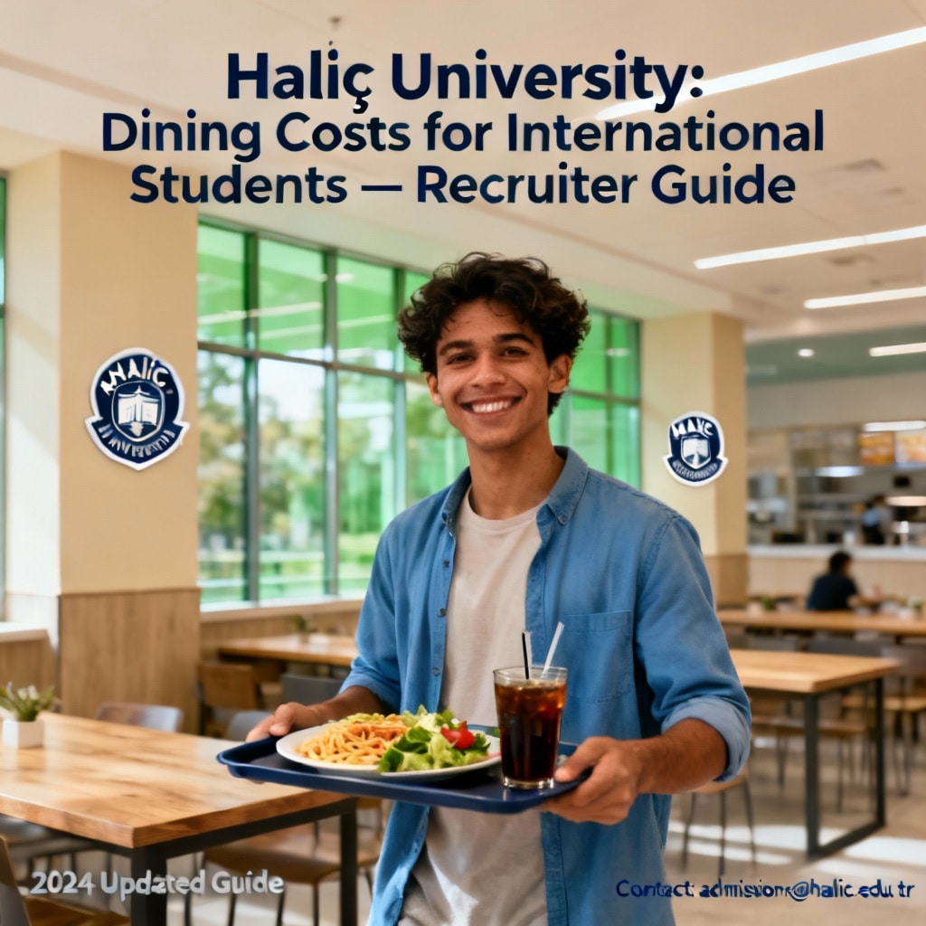 Haliç University: Dining Costs for International Students — Recruiter Guide