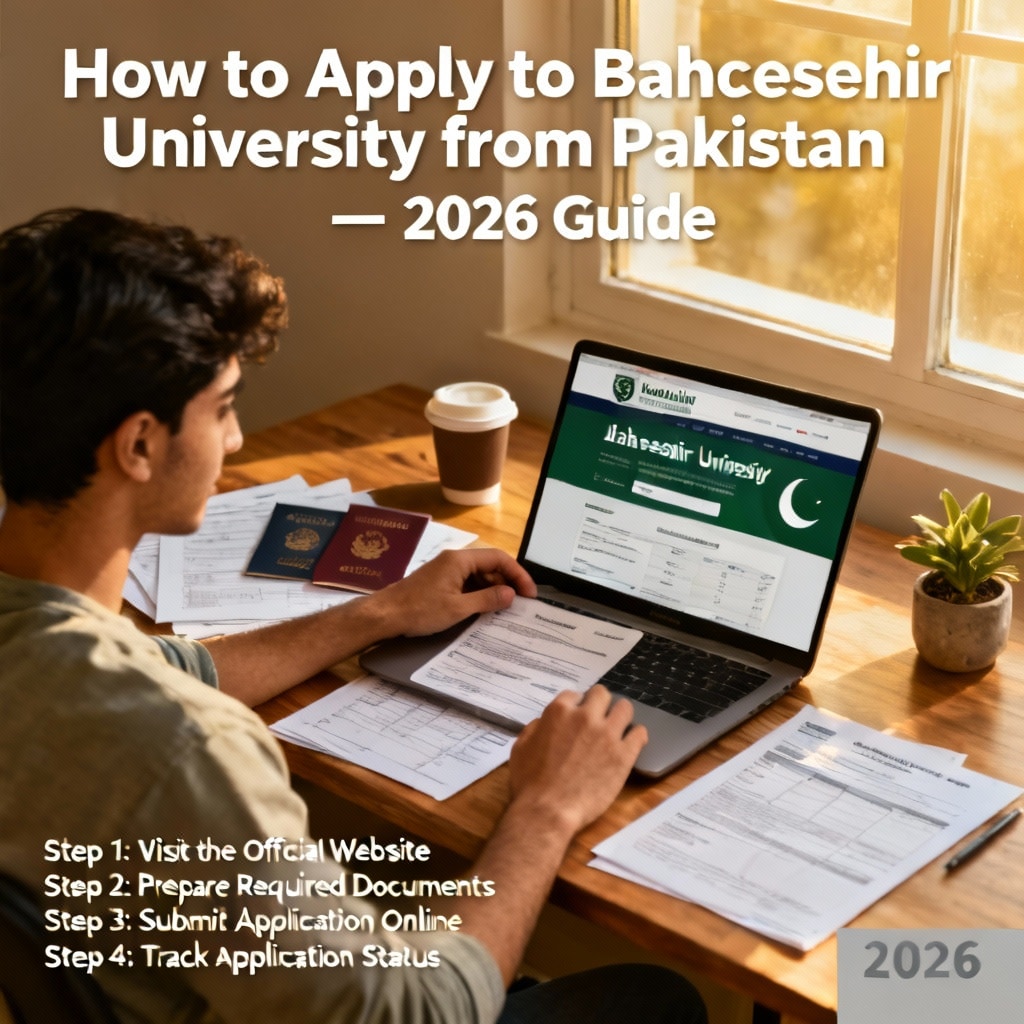 Pakistan'dan Bahçeşehir Üniversitesi'ne Nasıl Başvurulur — 2026 Rehberi