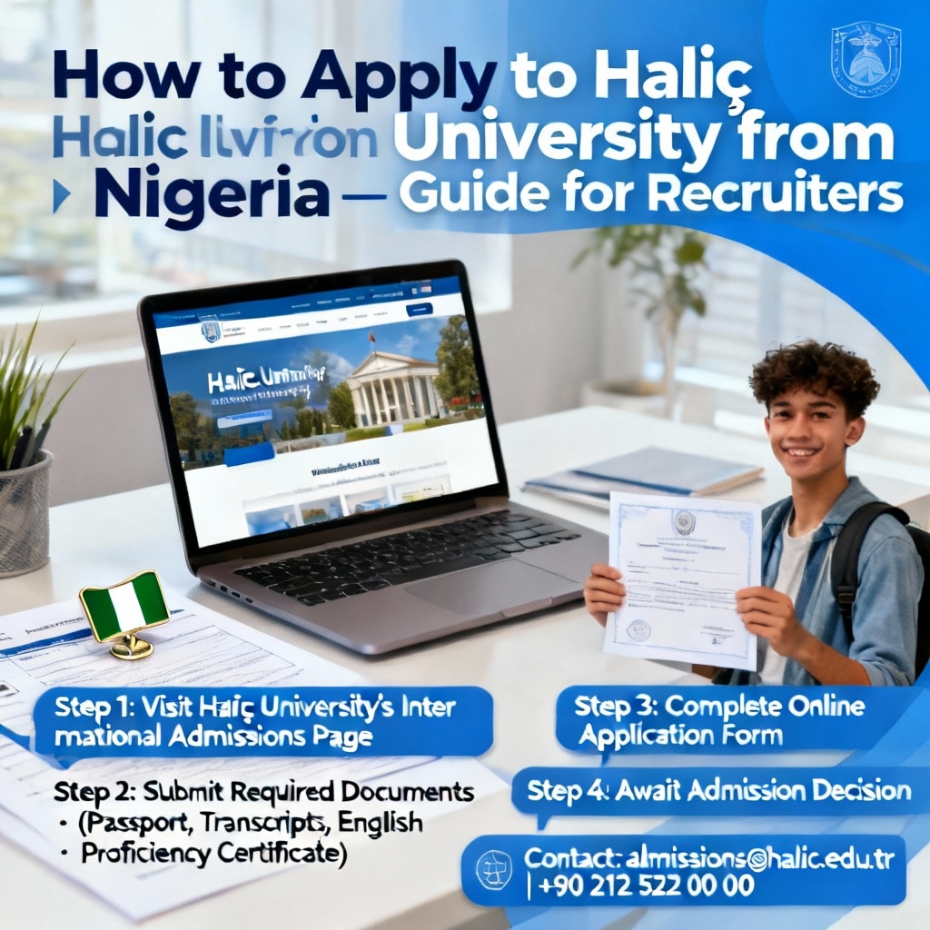 How to Apply to Haliç University from Nigeria — Guide for Recruiters