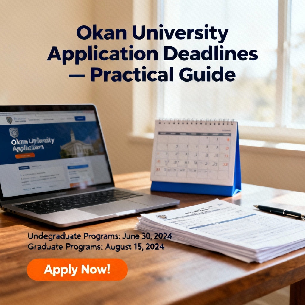 Okan University Application Deadlines — Practical Guide