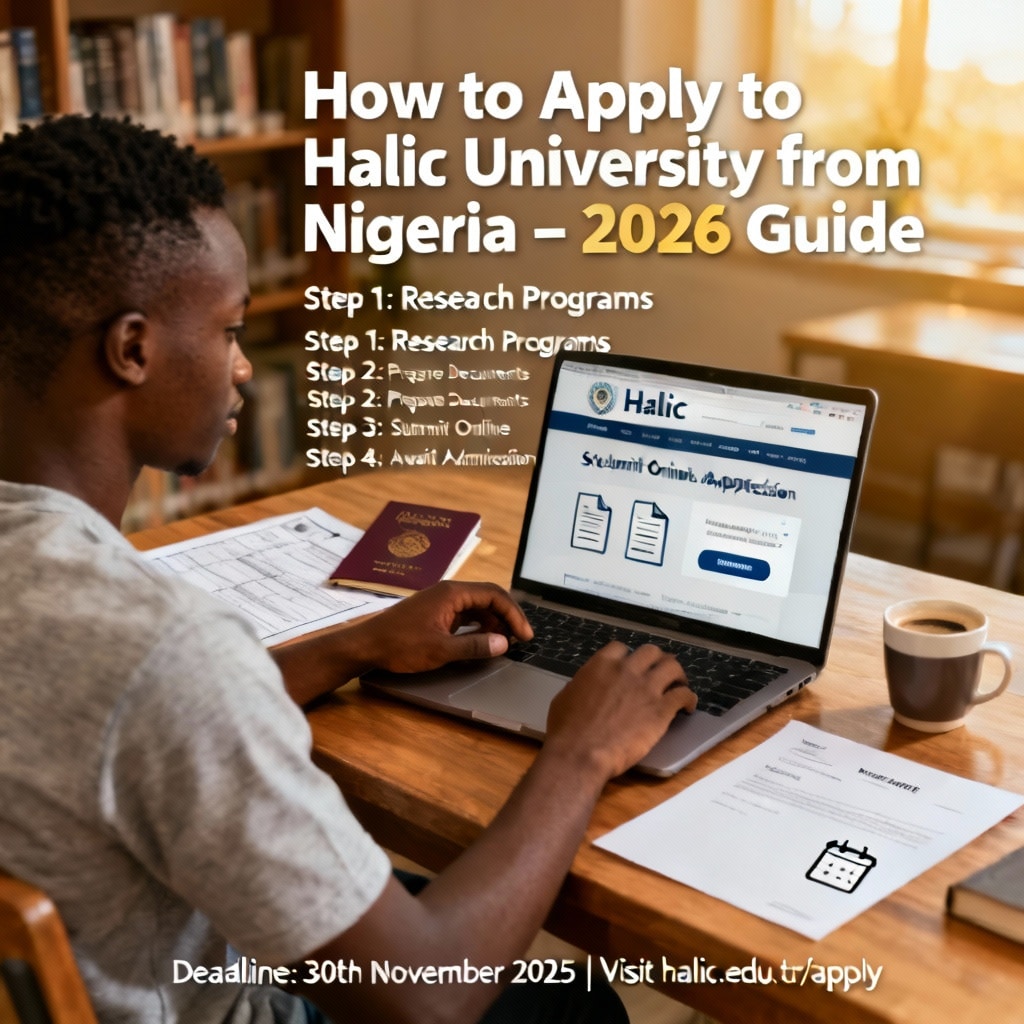 How to Apply to Halic University from Nigeria – 2026 Guide