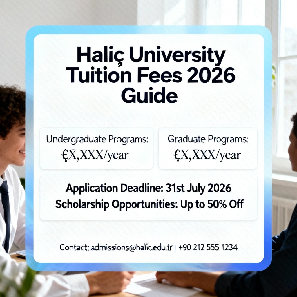Haliç University Tuition Fees 2026 Guide