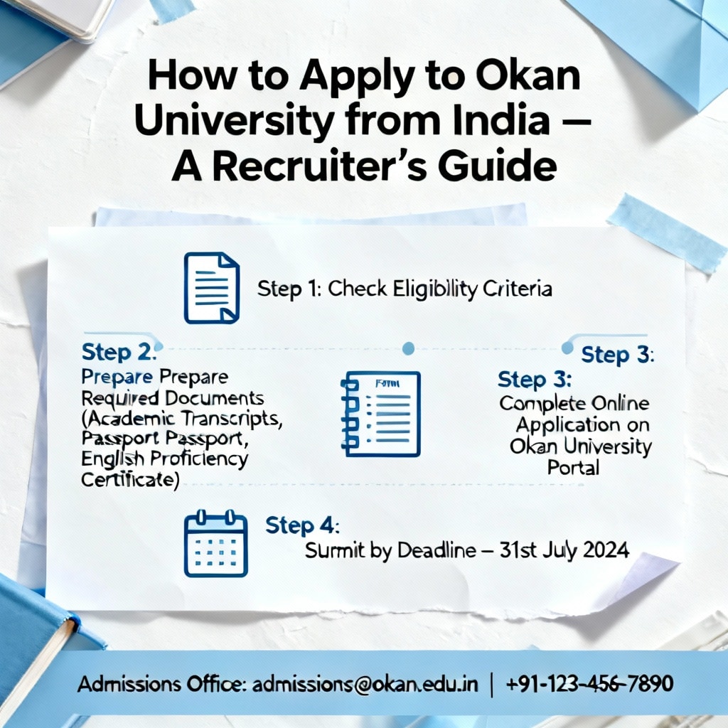 How to Apply to Okan University from India – Guide for Recruiters