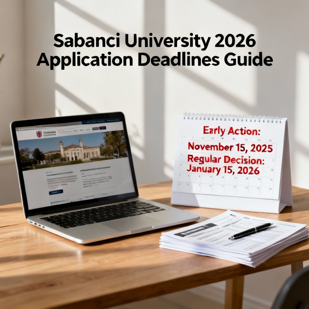 Sabanci University Application Deadlines 2026 Guide