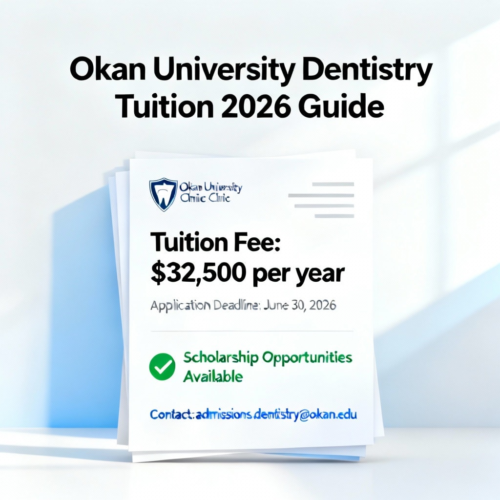 Okan University Dentistry Tuition 2026 Guide