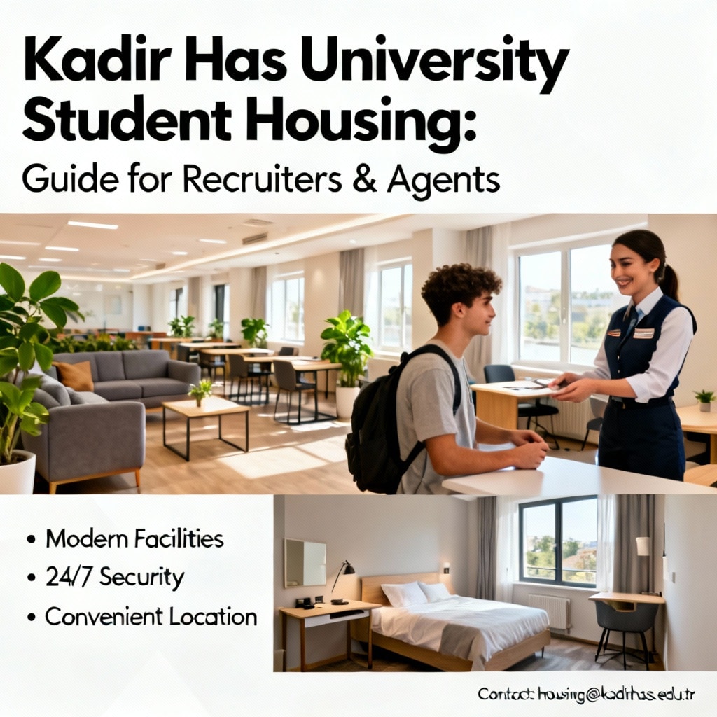 Kadir Has University Student Housing: Guide for Recruiters & Agents