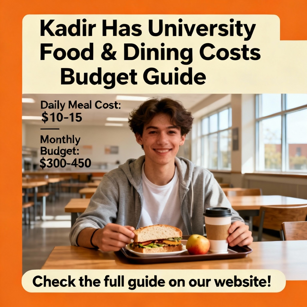 Kadir Has University Food & Dining Costs — Budget Guide