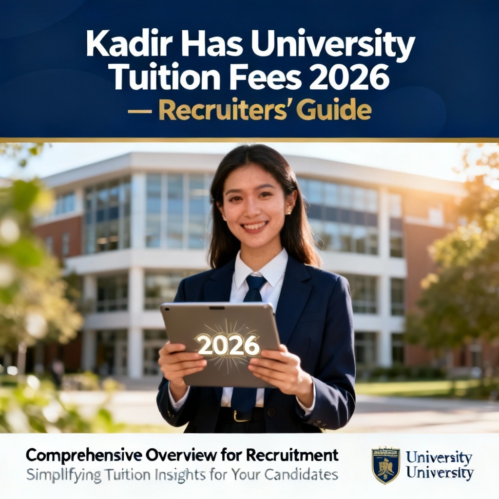Kadir Has University Tuition Fees 2026 — Recruiters’ Guide