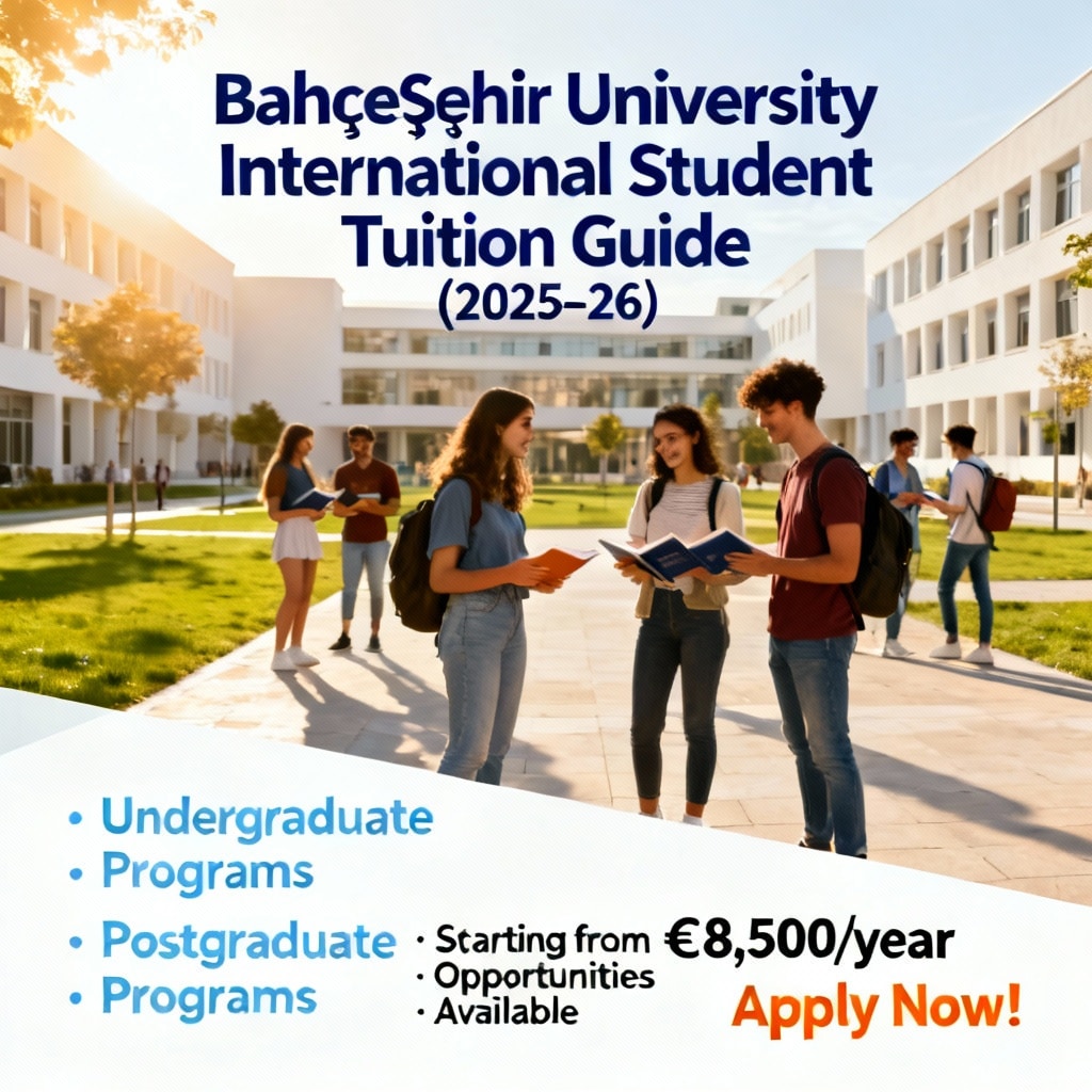 Yabancı Öğrenciler için Bahçeşehir Üniversitesi Harç Rehberi (2025–26)