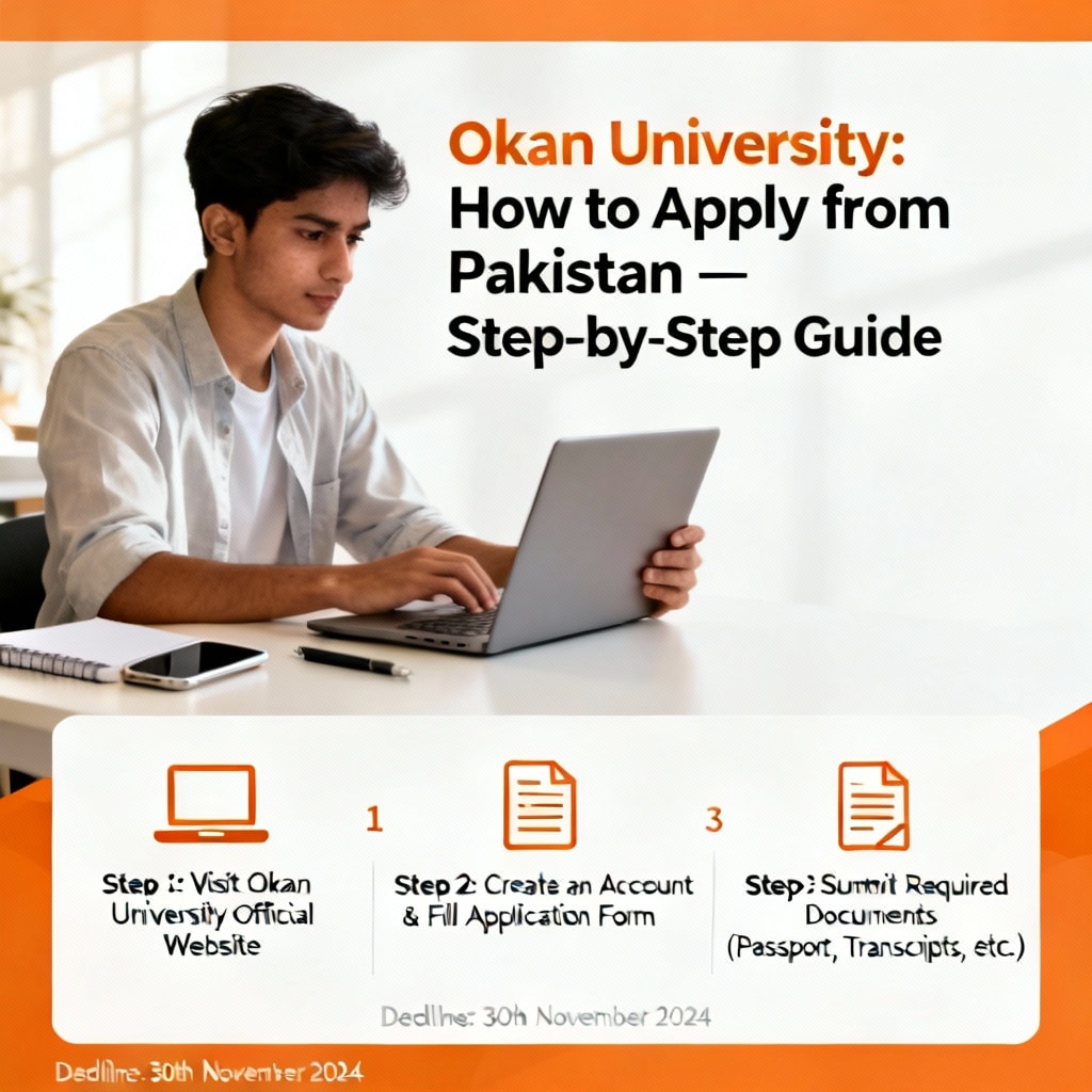 Okan University: How to Apply from Pakistan — Step‑by‑Step Guide