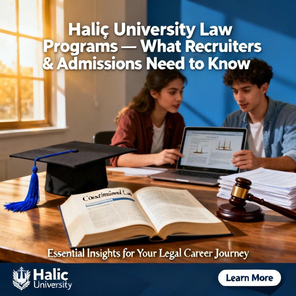 Haliç University Law Programs — What Recruiters & Admissions Need to Know