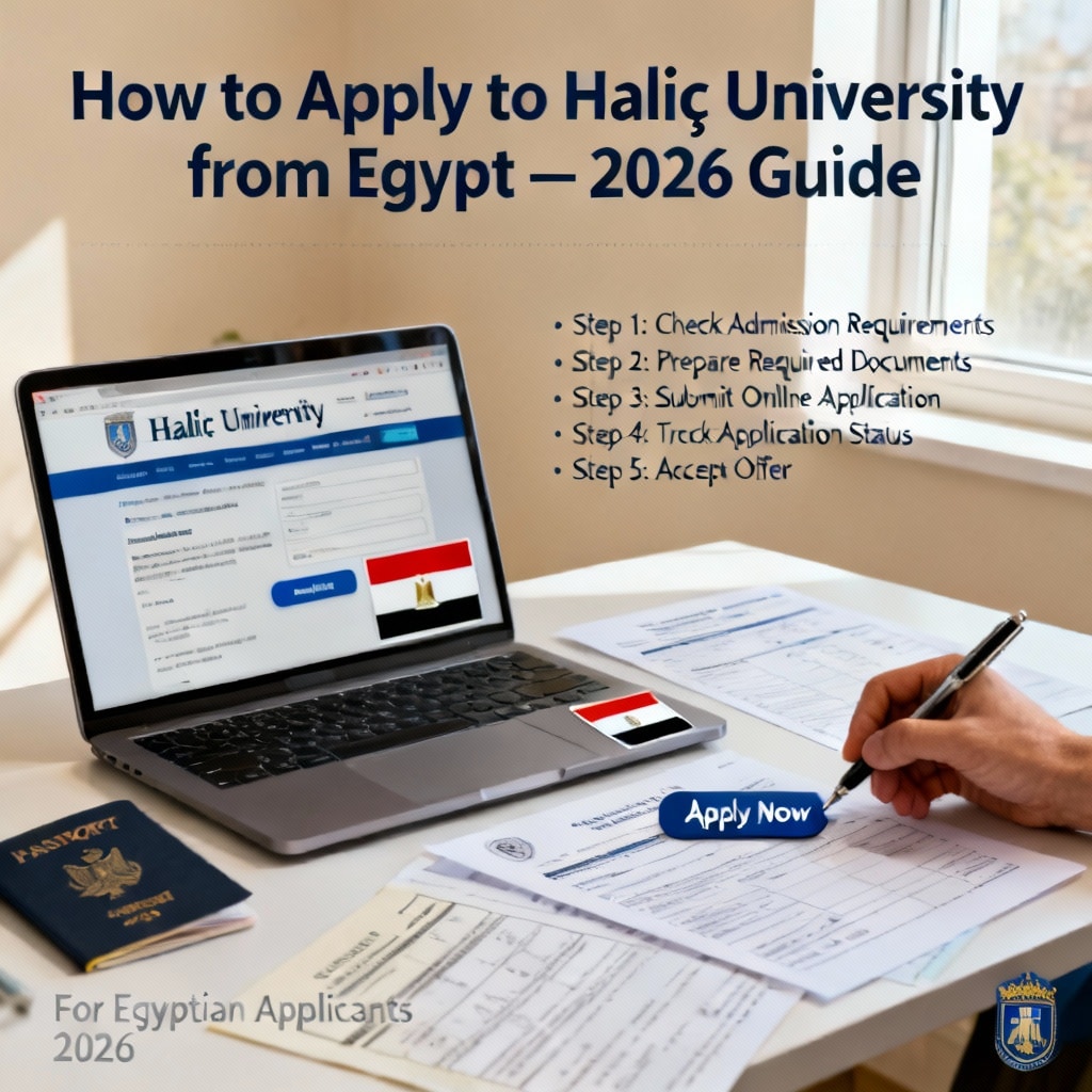 How to Apply to Haliç University from Egypt — 2026 Guide