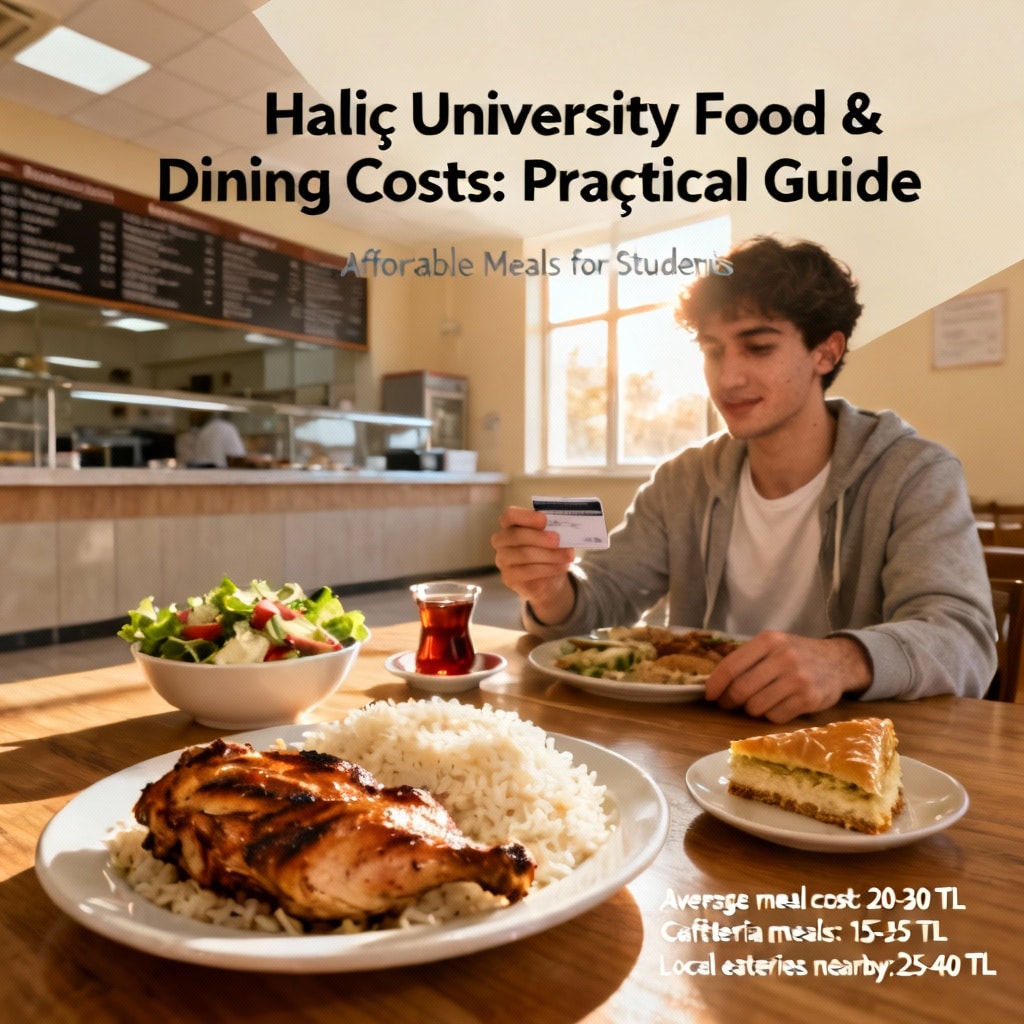 Haliç University food & dining costs — Practical guide