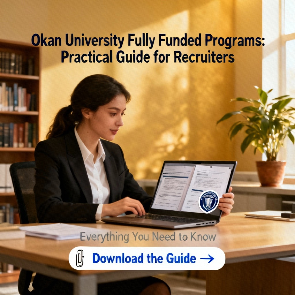 Okan University Fully Funded Programs: Practical Guide for Recruiters