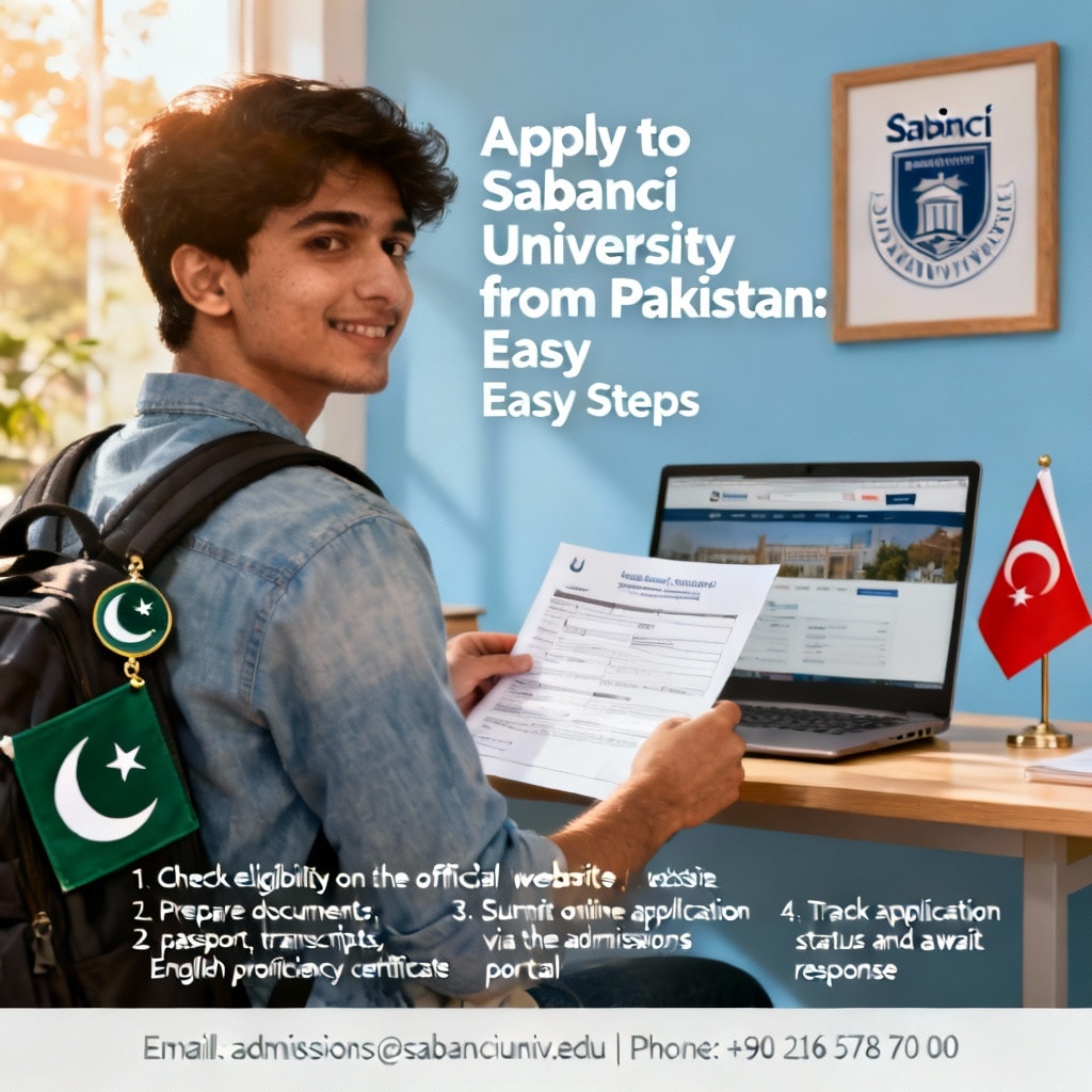 Pakistan'dan Sabancı Üniversitesi'ne Nasıl Başvurulur
