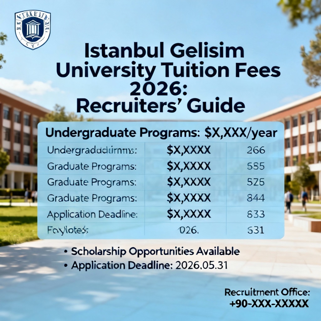 İstanbul Gelişim Üniversitesi 2026 Öğrenim Ücretleri: İşverenler Rehberi