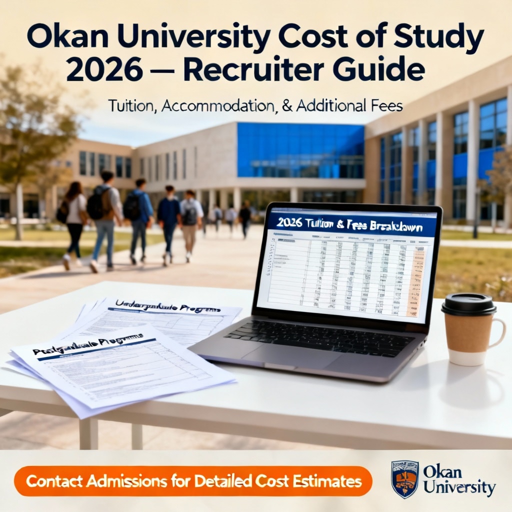 Okan University Cost of Study 2026 — Recruiter Guide