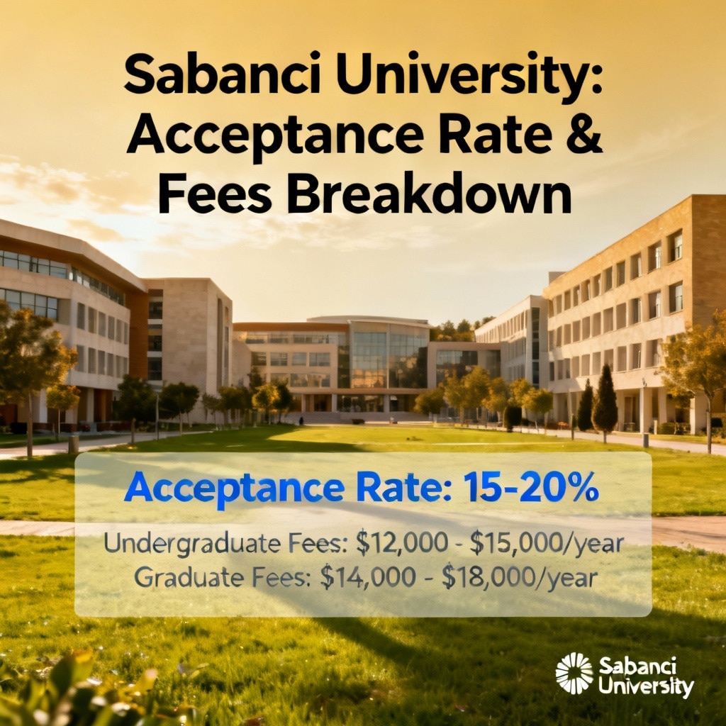 Sabanci University: Acceptance Rate & Fees Breakdown