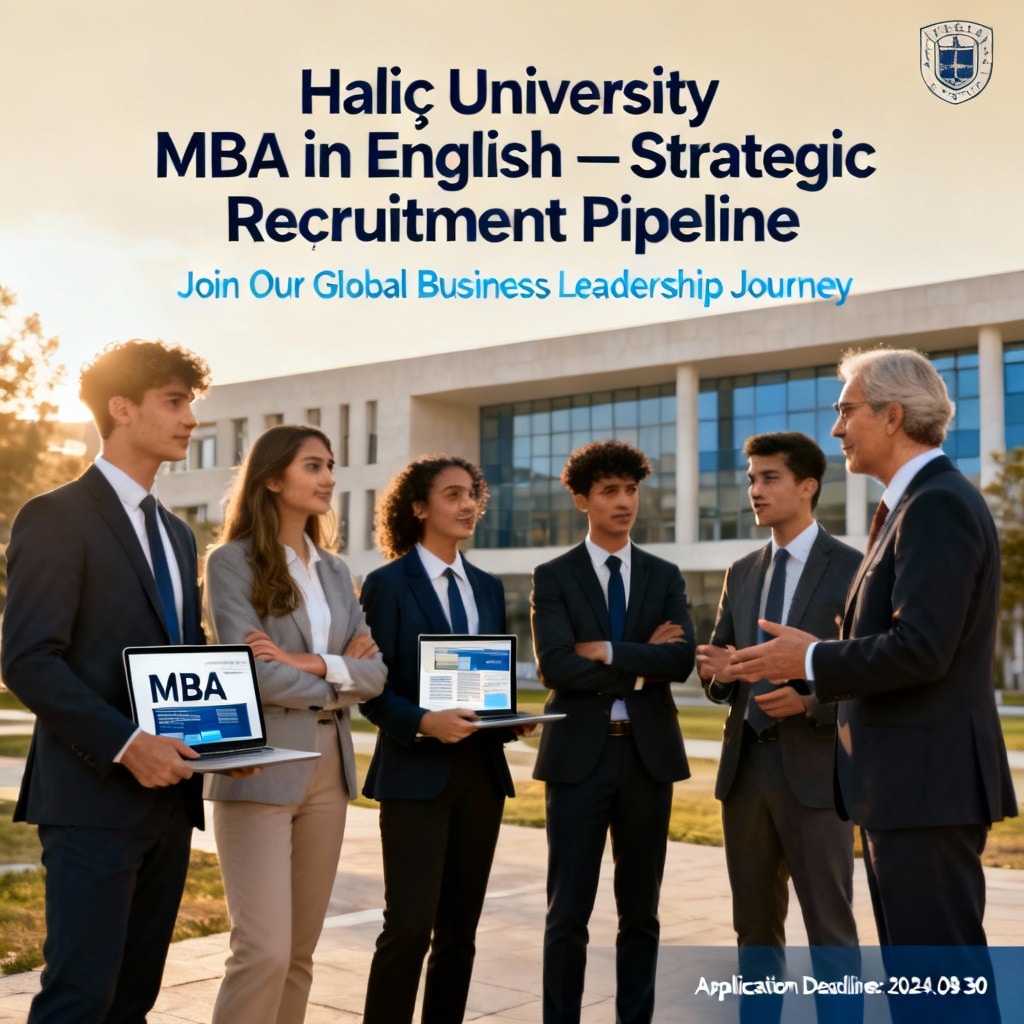 Haliç University MBA in English — Strategic Recruitment Pipeline