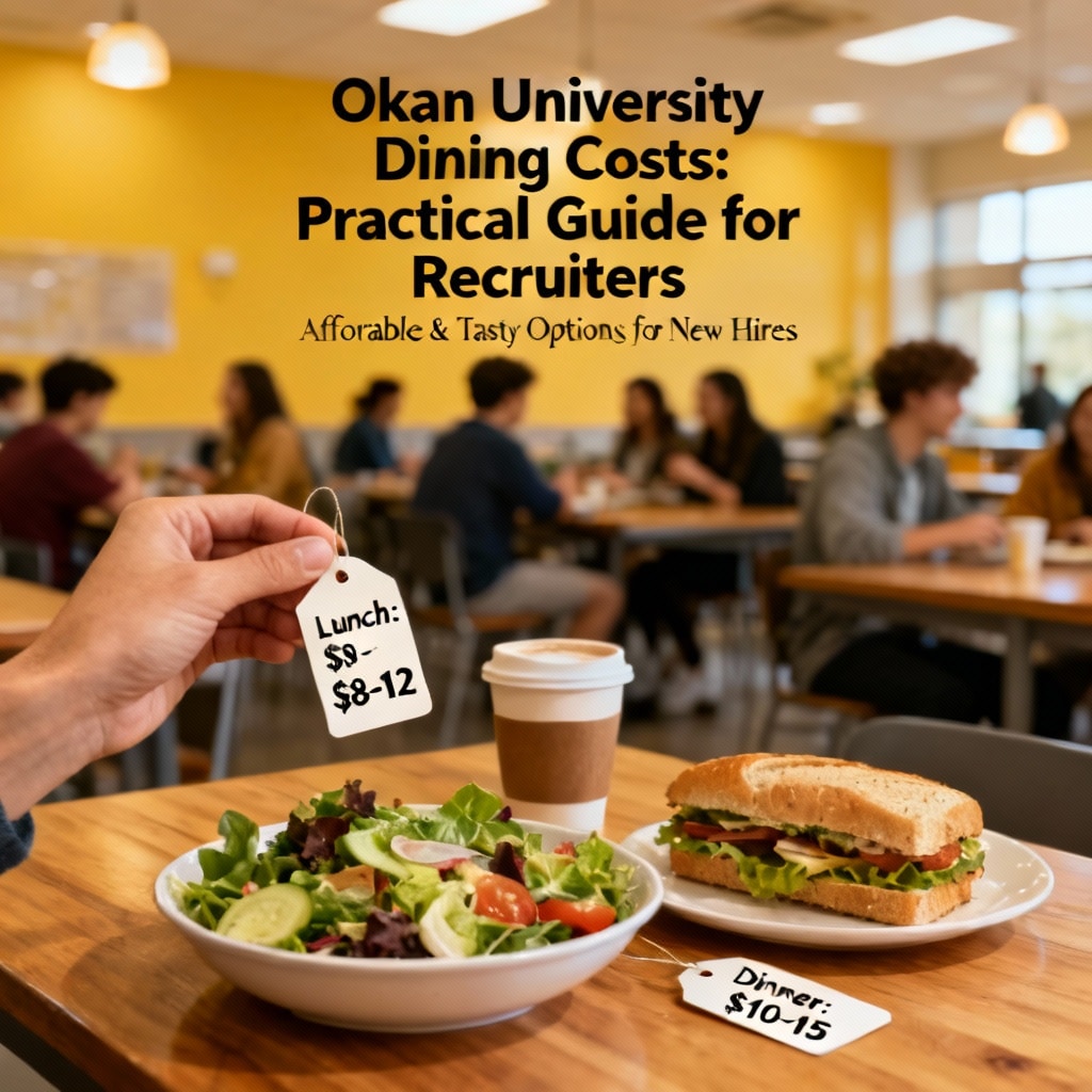 Okan University Dining Costs: Practical Guide for Recruiters
