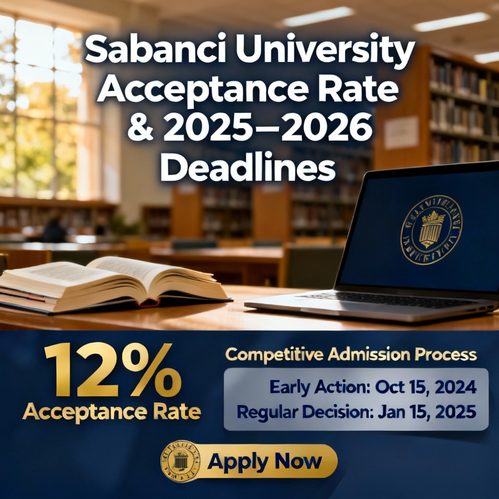 Sabancı University Acceptance Rate & 2025–2026 Deadlines