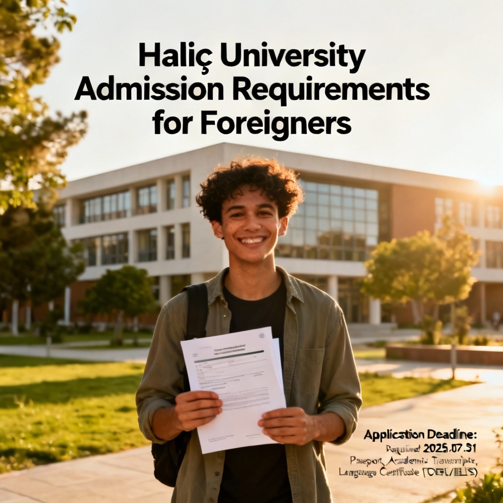 Haliç University Admission Requirements for Foreigners