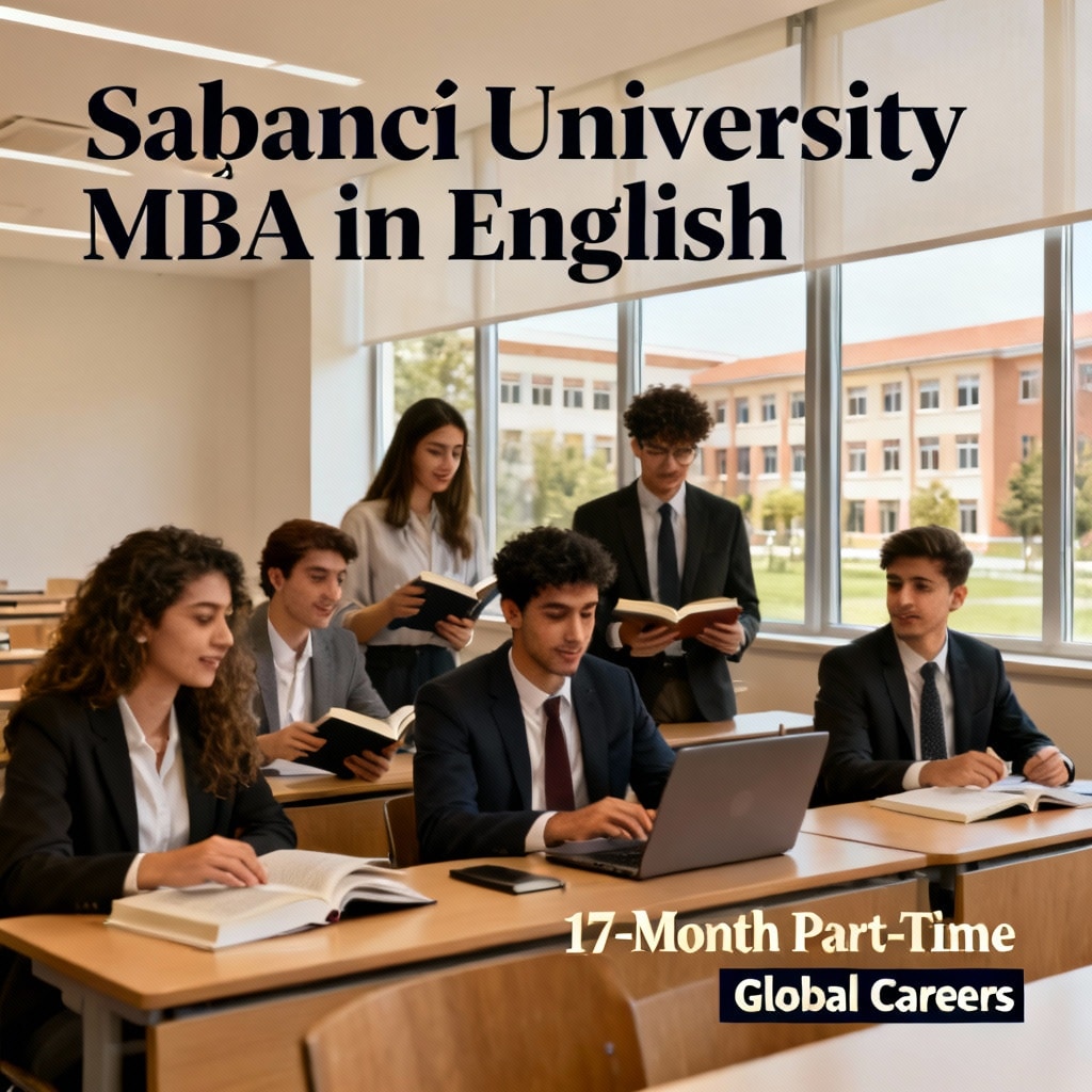 Sabancı Üniversitesi İngilizce MBA — Küresel Kariyerler için 17 Aylık Yarı Zamanlı Program