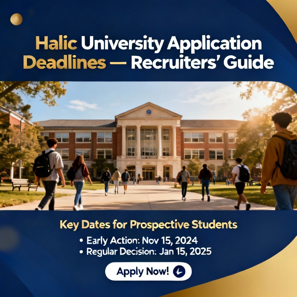 Halic University Application Deadlines — Recruiters’ Guide