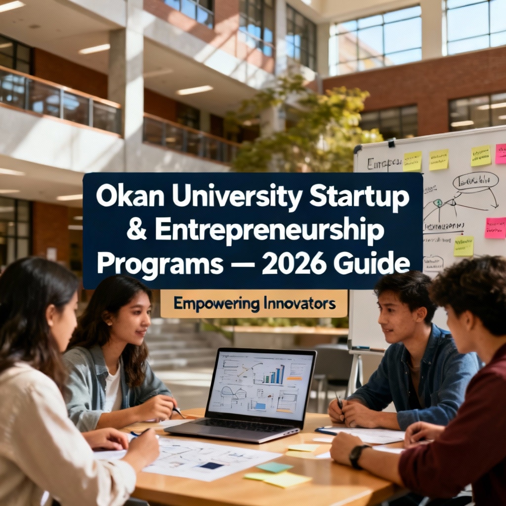 Okan University Startup & Entrepreneurship Programs — 2026 Guide