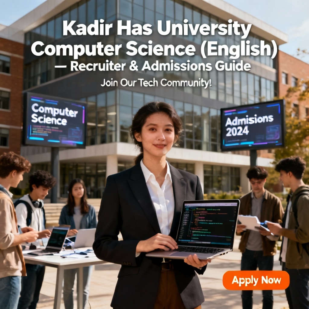 Kadir Has University Computer Science in English — Recruiter & Admissions Guide