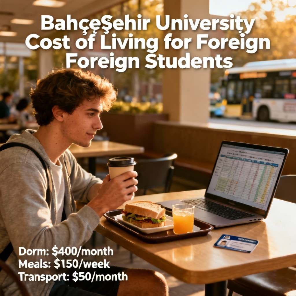 Bahçeşehir Üniversitesi Yabancı Öğrenciler için Yaşam Maliyeti